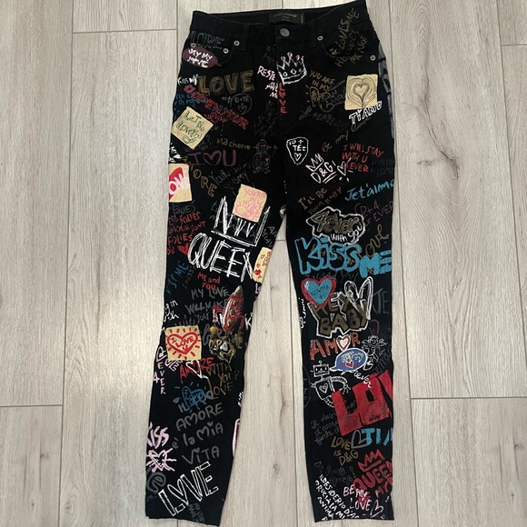 Dolce & Gabbana Graffiti Audrey Jeans - Picture 8 of 12